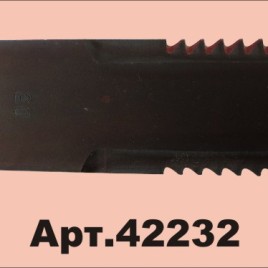 Нож соломоизмельчителя, 0050, зубчатый, 4 мм, 20 шт. в упаковке | 42232 | D49062900, 28274041 Biso, Z 55610, Z77601