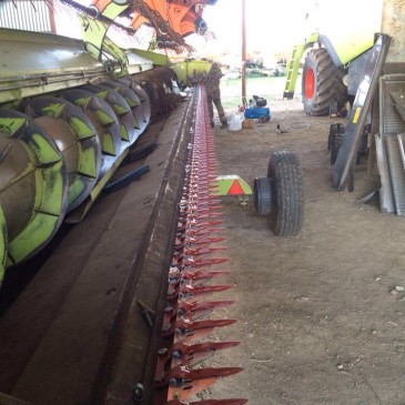 Переоборудование Claas’овской жатки 10.5 метров